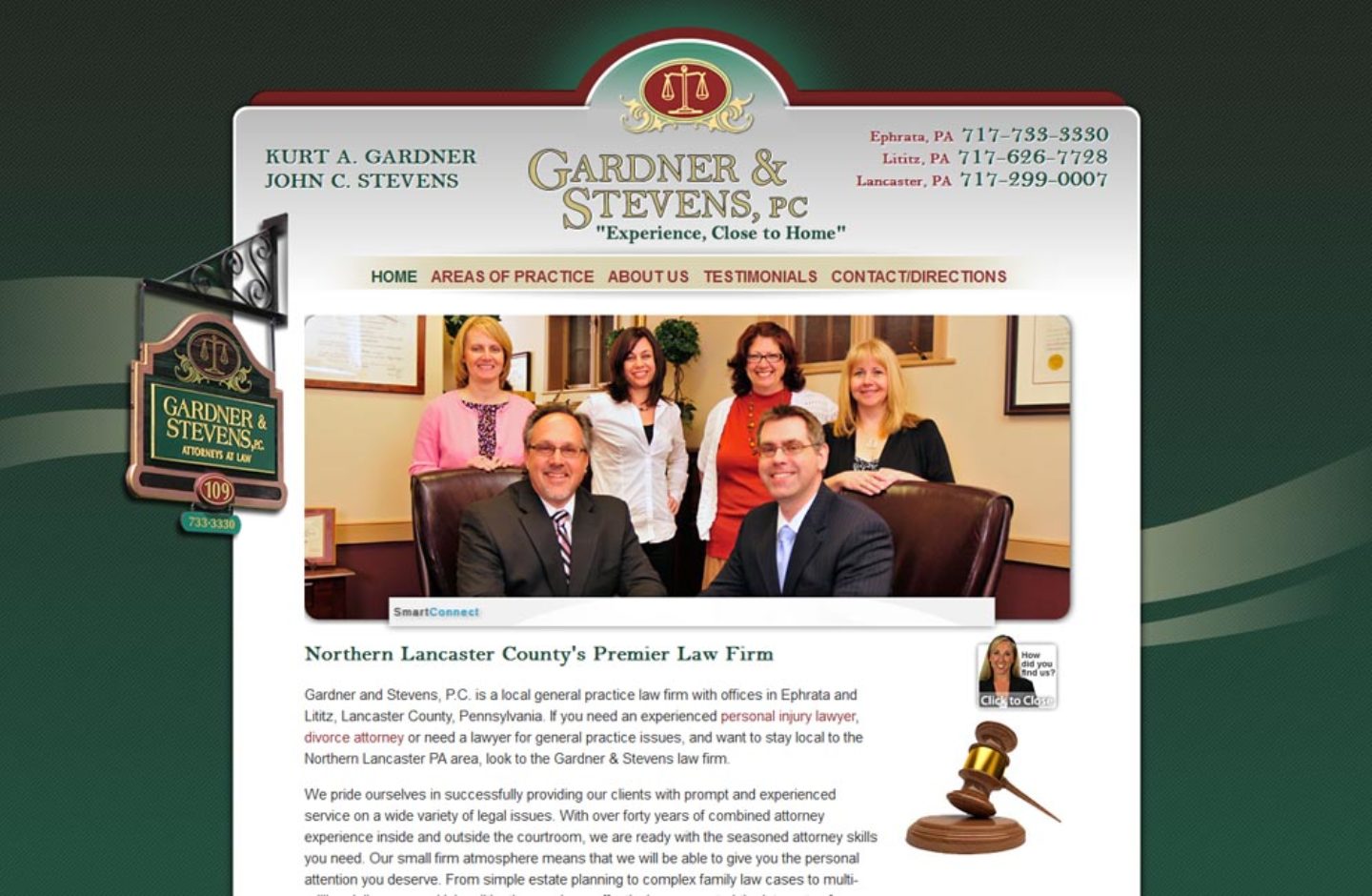 Gardner & Stevens, PC Ephrata,  Office