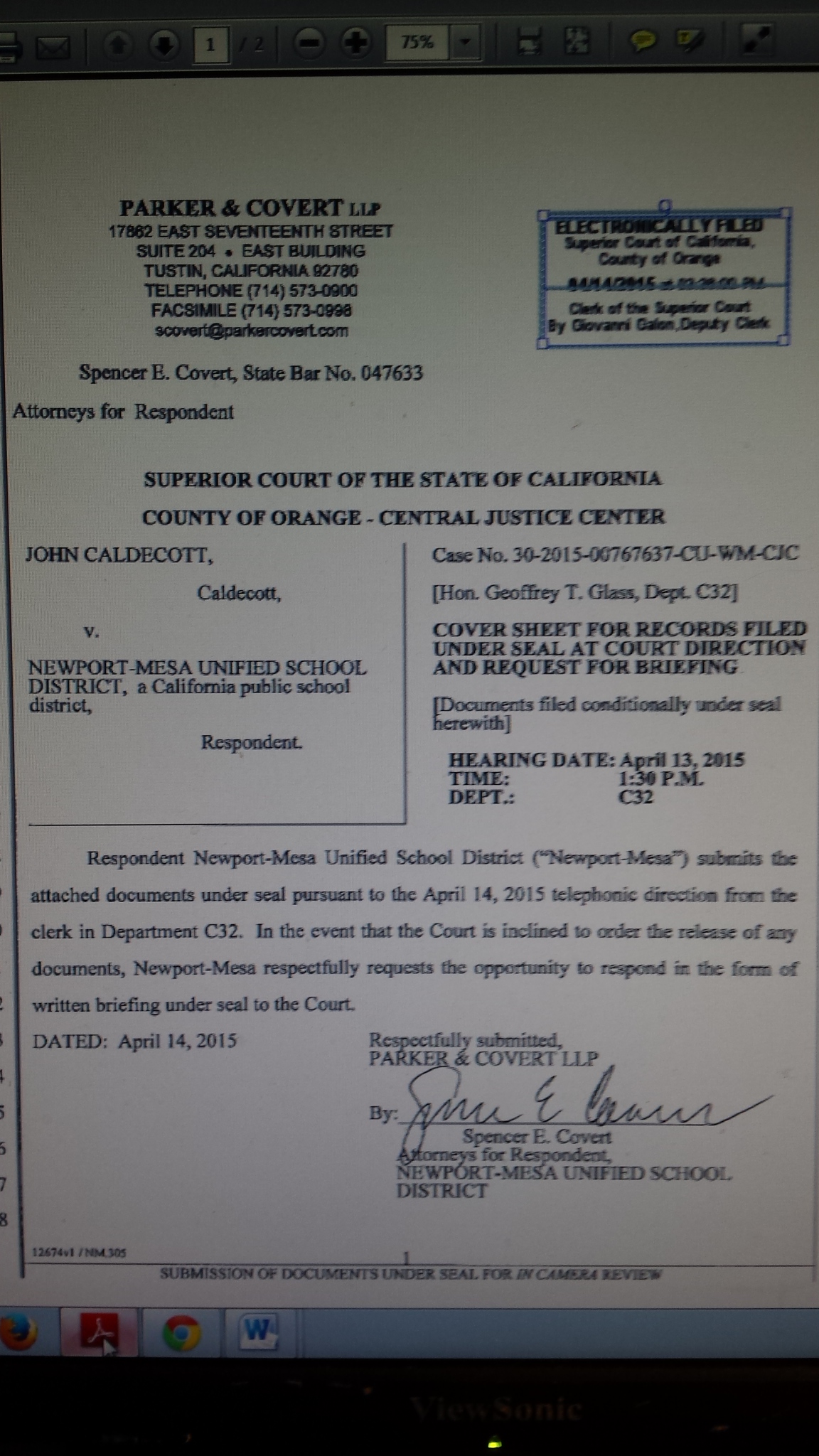 Parker & Covert, L.L.P Tustin, CA Office