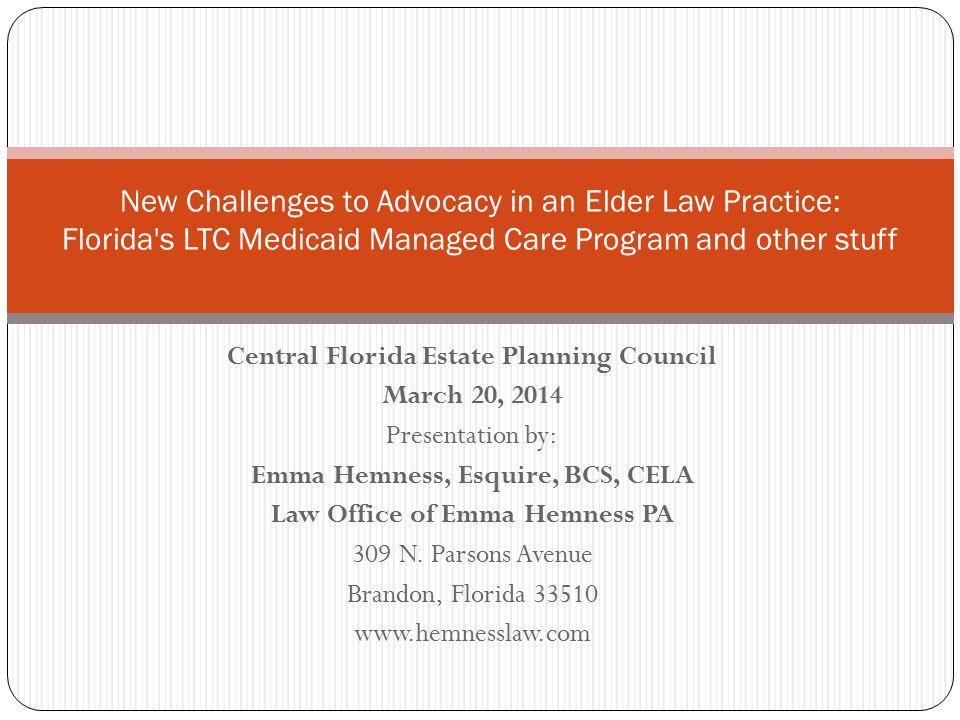 Hemness Faller Elder Law Brandon, FL Office