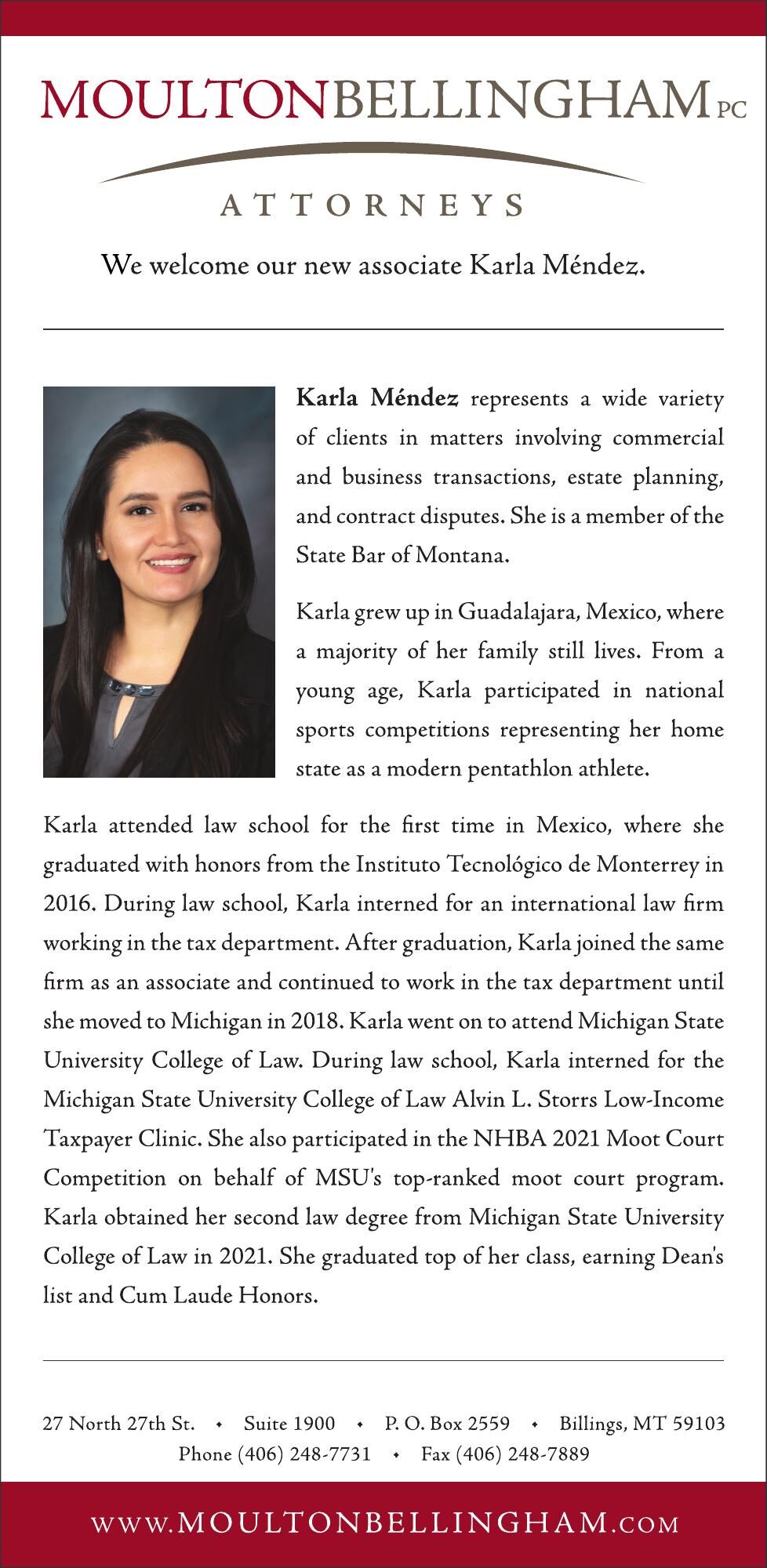 Moulton Bellingham PC Billings, MT Office