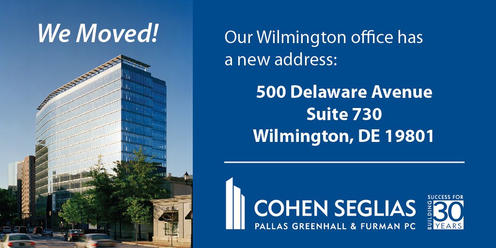 Cohen Seglias Pallas Greenhall & Furman PC Wilmington, DE Office
