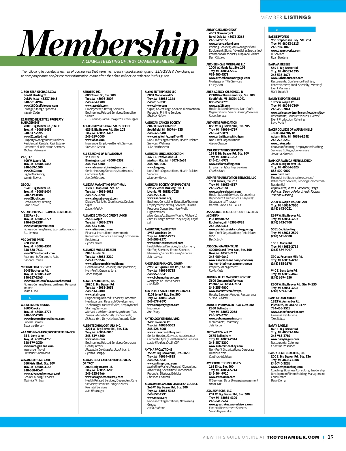 Bodman Troy, MI Office