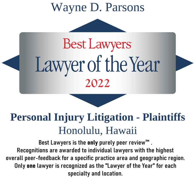 Wayne Parsons Law Offices Honolulu,  Office