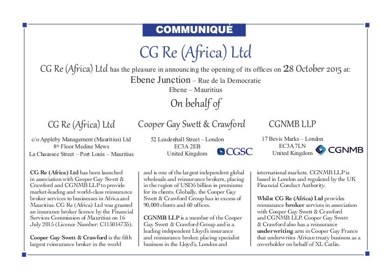 Appleby Port Louis, Mauritius Office