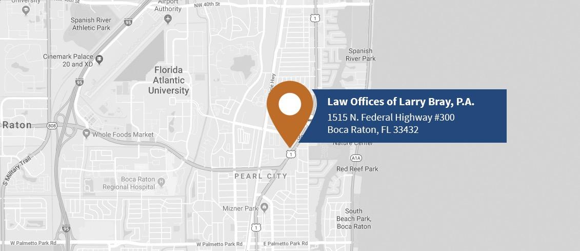Law Offices of Larry E. Bray, P.A.  Lake Worth, FL Office