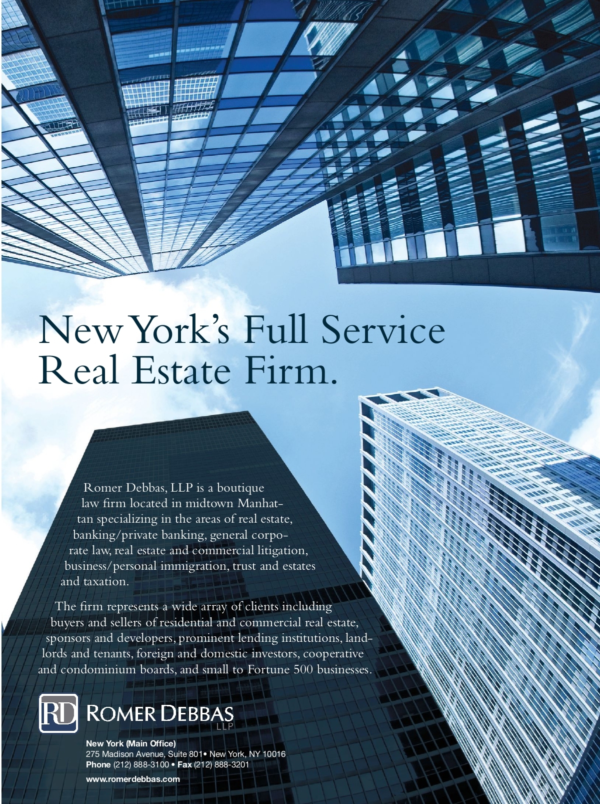 Romer Debbas, LLP New York City, NY Office