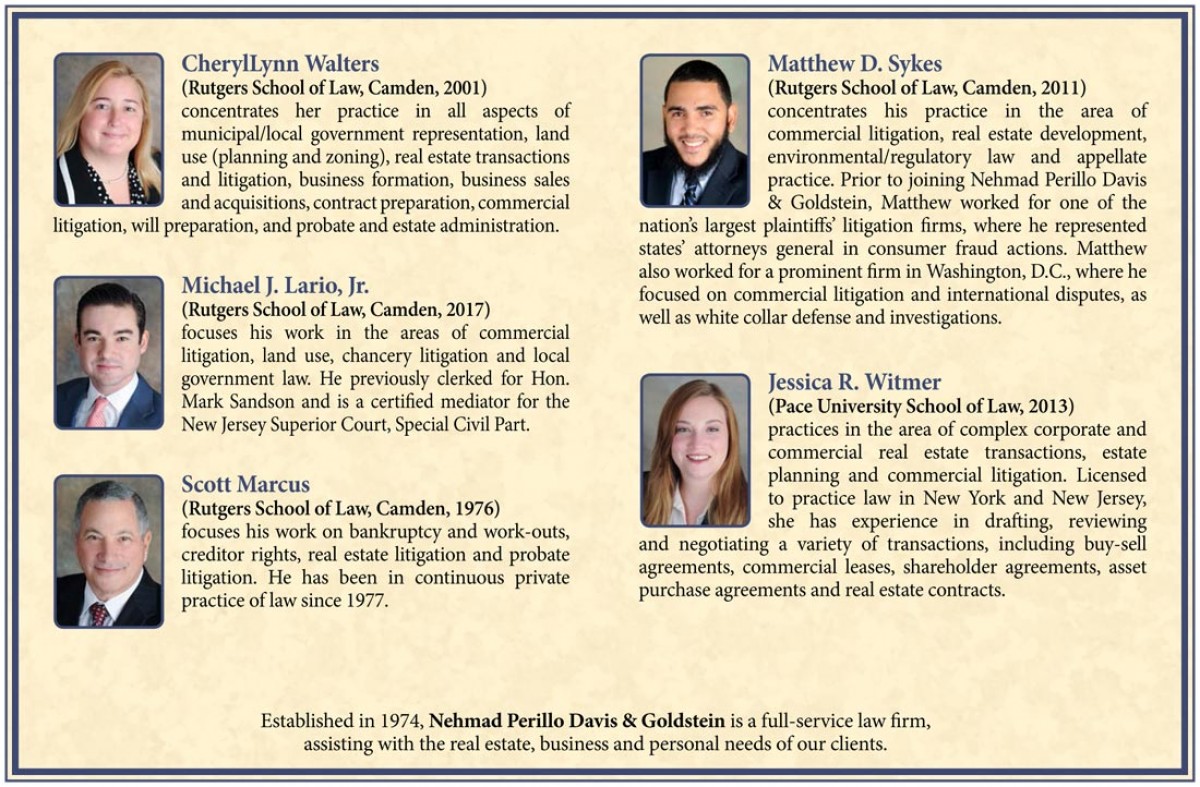 Nehmad Perillo Davis & Goldstein, PC Atlantic City, NJ Office