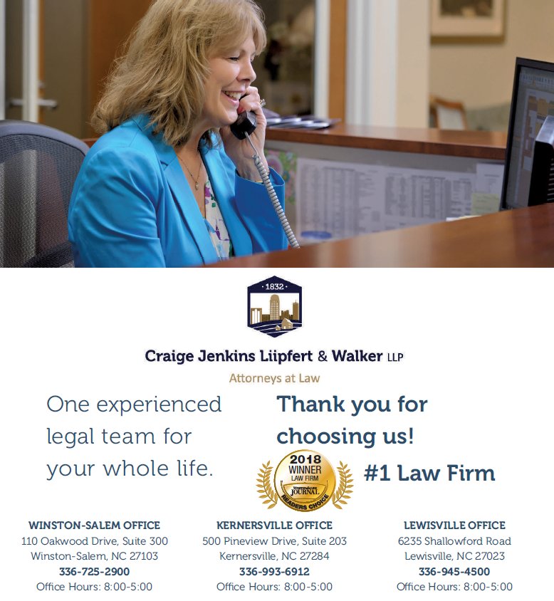 Craige Jenkins Liipfert & Walker LLP Winston-Salem, United States Office