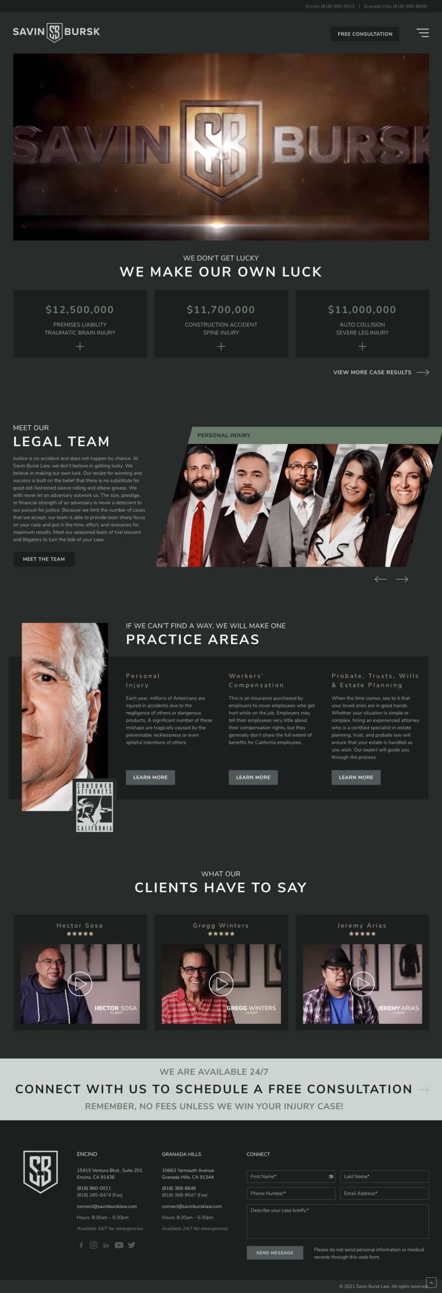 Savin & Bursk Law Encino, CA Office