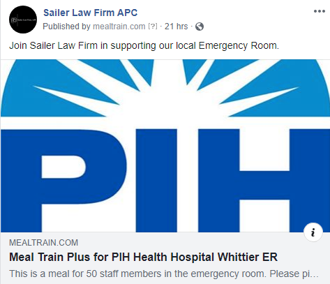 Sailer Law Firm APC Whittier, CA Office