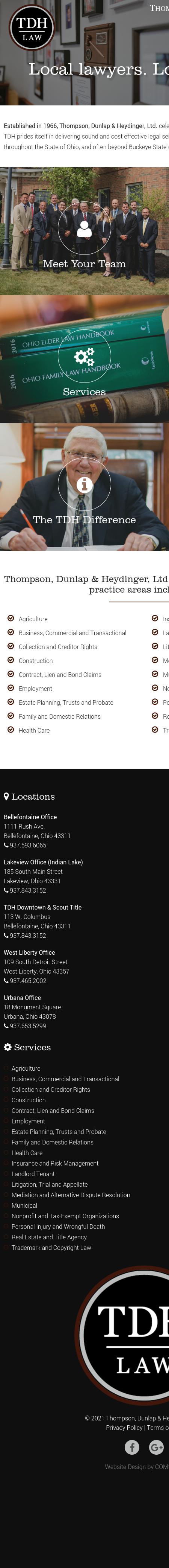 Thompson, Dunlap & Heydinger, LTD Lakeview, OH Office