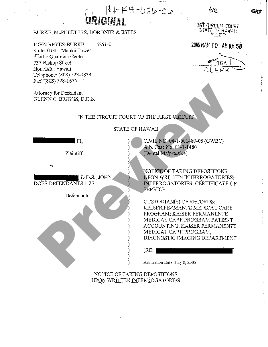 Burke, McPheeters, Bordner & Estes Honolulu, HI Office