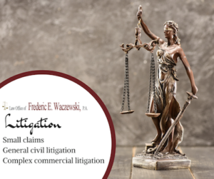 Law Office of Frederic E. Waczewski, P.A Orlando,  Office