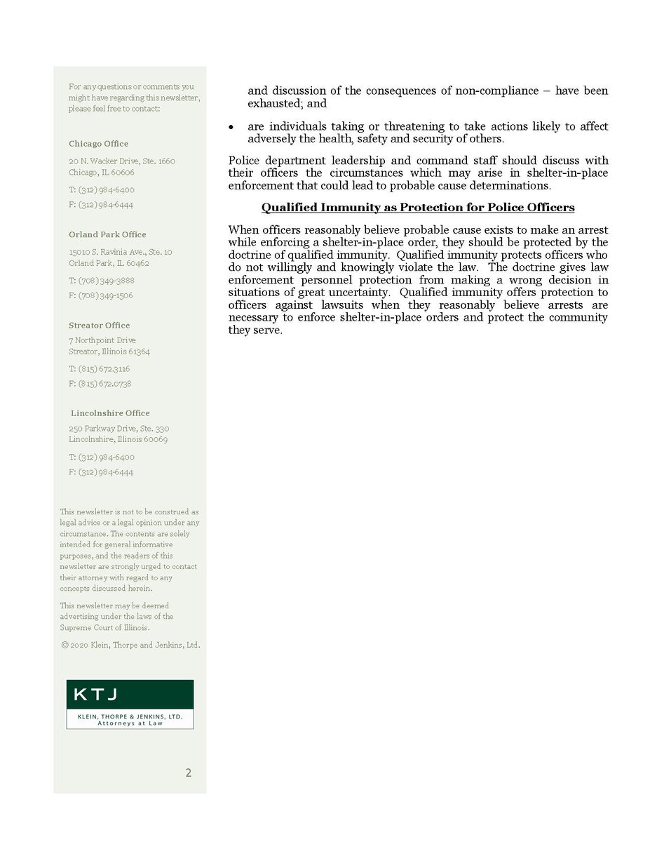 Klein, Thorpe & Jenkins, Ltd Orland Park, United States Office