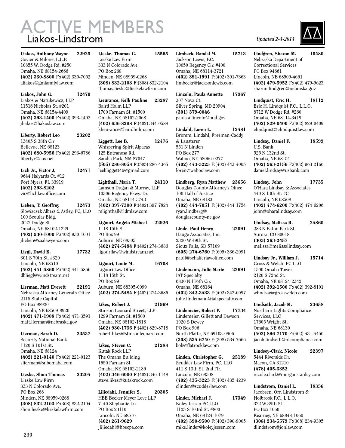 Slowiaczek Albers & Whelan PC LLO Omaha, NE Office