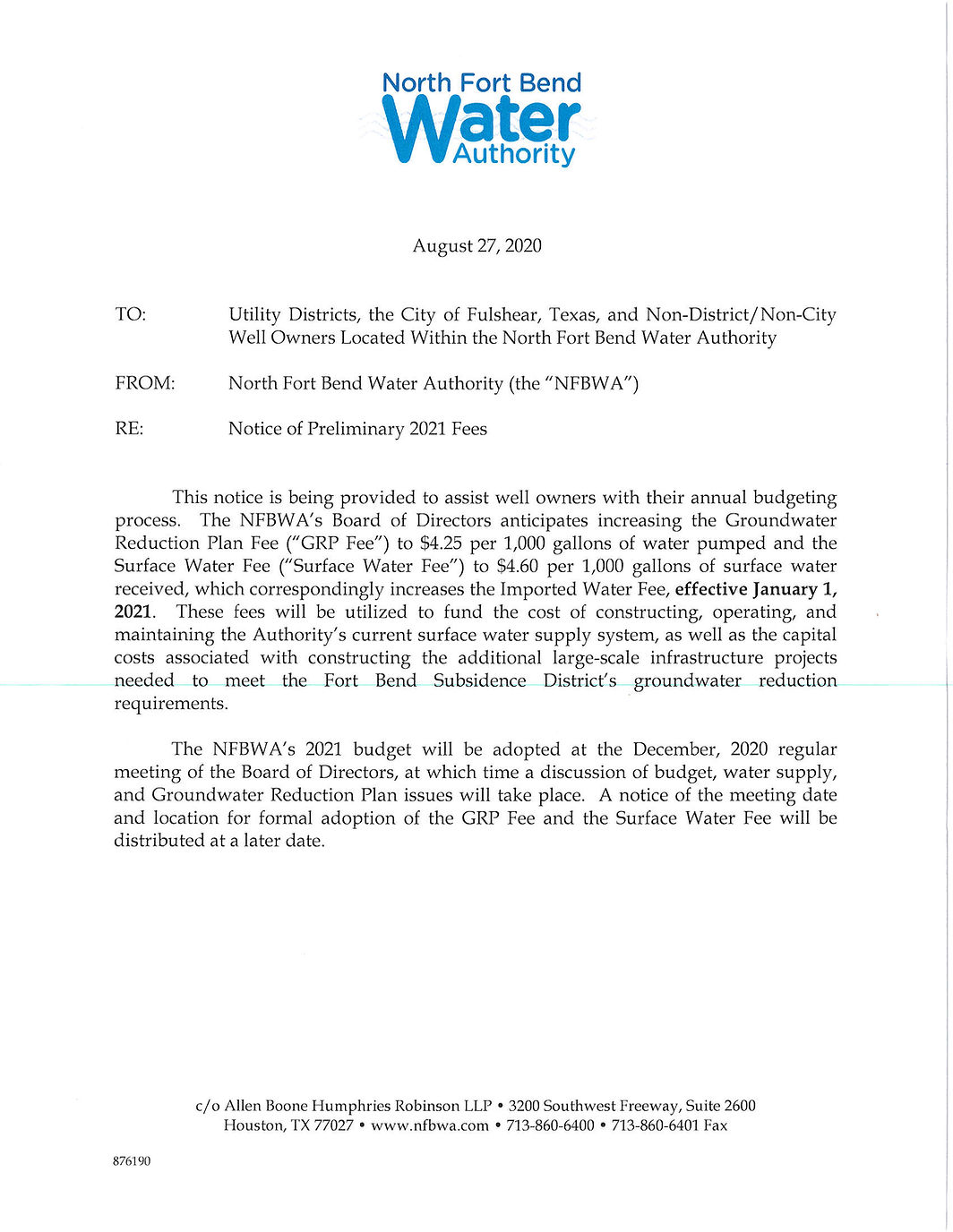 Allen Boone Humphries Robinson LLP Houston, TX Office