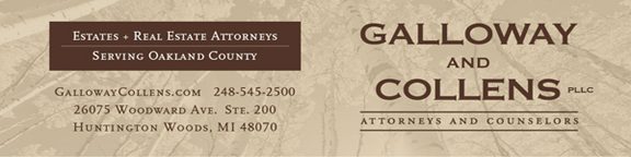 Galloway and Collens, PLLC Huntington Woods, MI Office