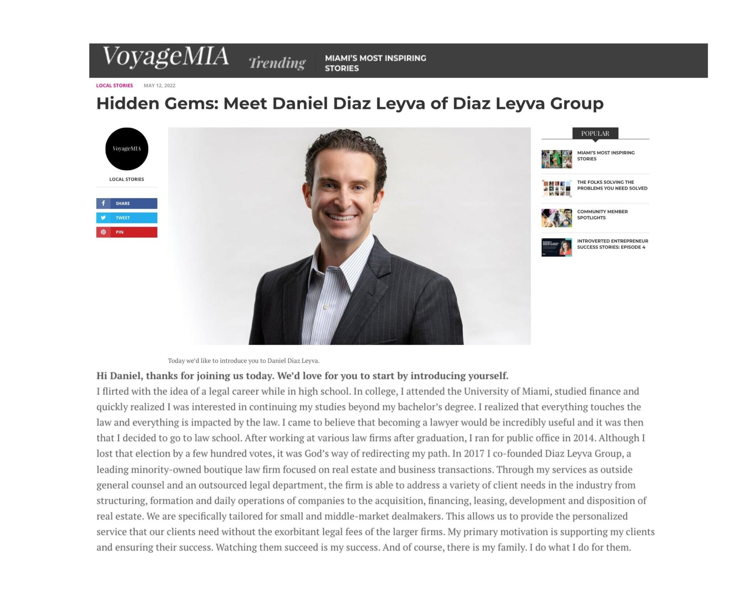 Diaz Leyva Group Coral Gables,  Office