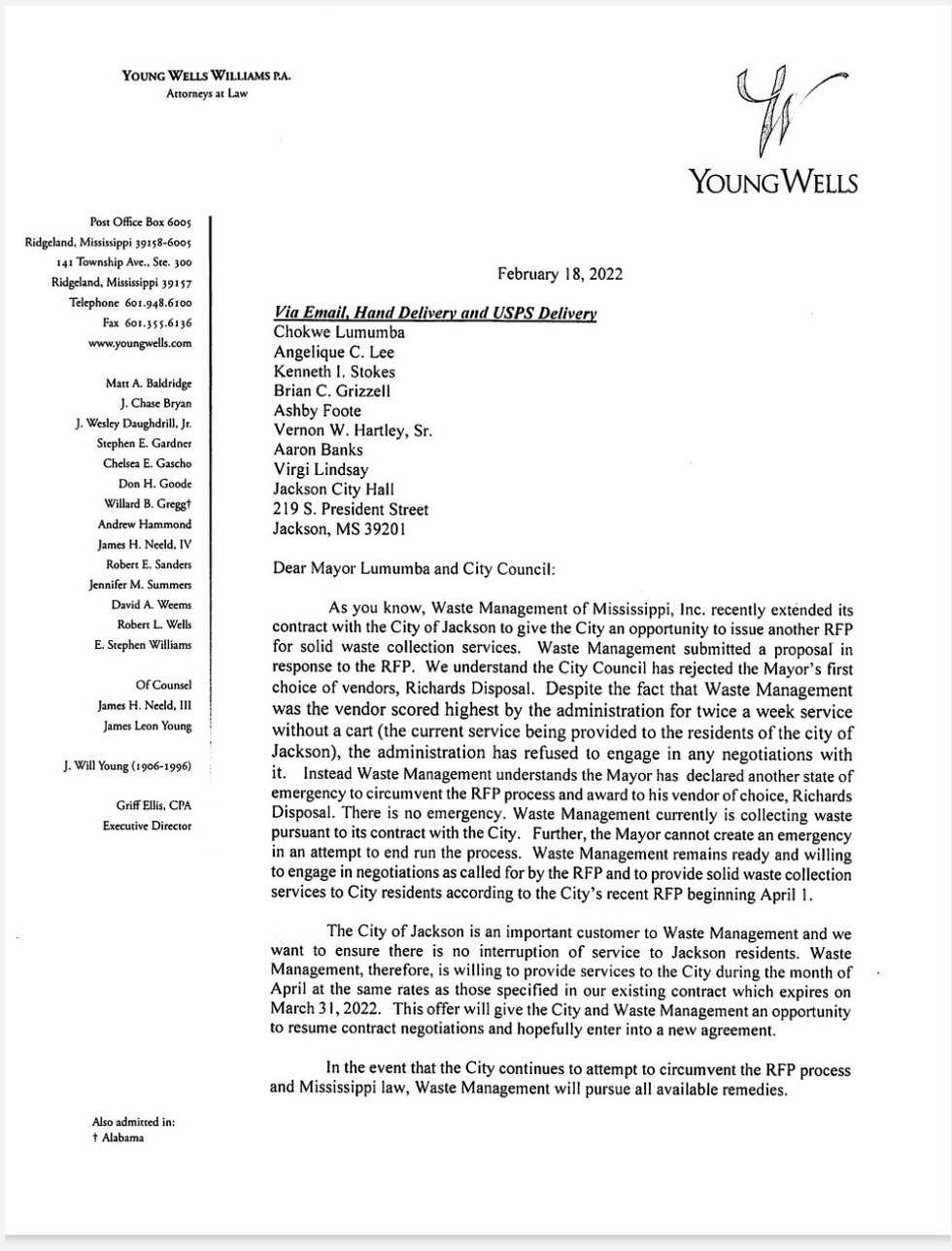 Young Williams, P.A Ridgeland, MS Office